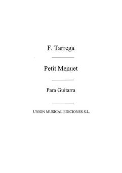 Petit Menuet op. post Guitar 