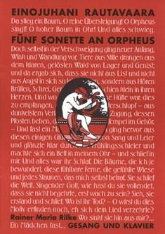 5 Sonette an Orpheus op. 9 