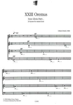 Gloria patri No 23 op. 17 