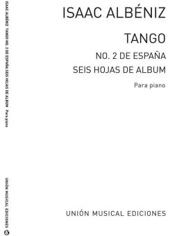 Tango in D from Espana op. 165 No.2 