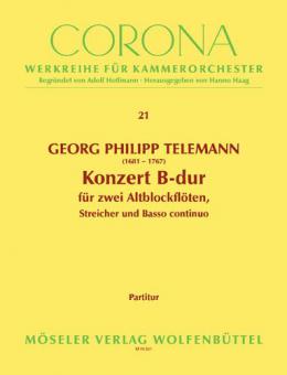 Concerto B-Flat Major TWV 52:B1 