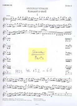 Concerto E Minor P 109 