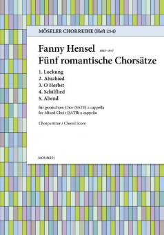 Five Romantic Choral Settings Standard