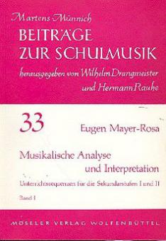 Musimusical Analysis And Interpretation Vol. 1 