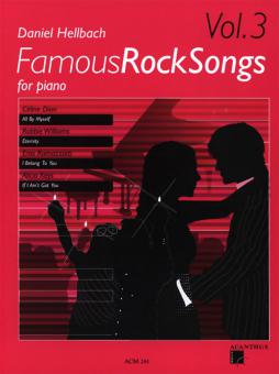 Famous Rock Songs for Piano Vol. 3 