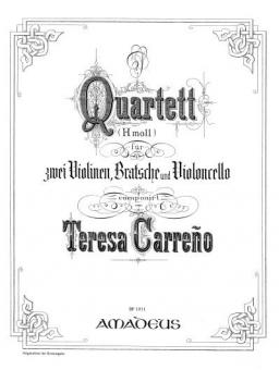 Quatuor en h mineur 