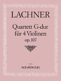 Quatuor en sol majeur op. 107 