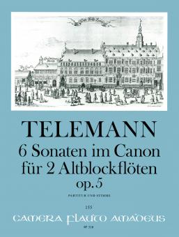 6 sonates canoniques op. 5 - TWV 40:118-123 