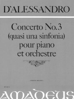 Concerto n° 3 (quasi una Sinfonia) op. 70 pour piano et orchestre 