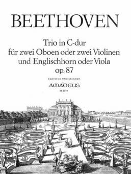 Trio en do majeur op. 87 