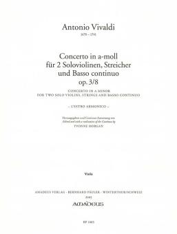 Concerto en la mineur op. 3/8 - L'estro armonico - 