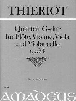 Quatuor en sol majeur op. 84 