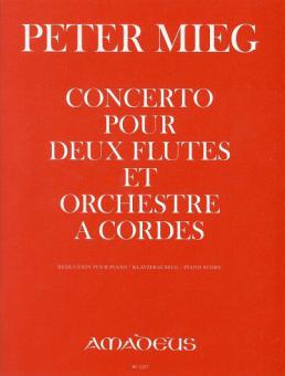 Concerto pour deux flutes et orchestre a cordes 