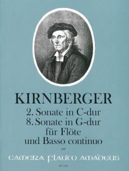 2e sonate en do majeur, 8e sonate en sol majeur (1769) 