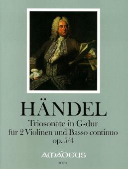 Sonate a tre en sol majeur op. 5/4 