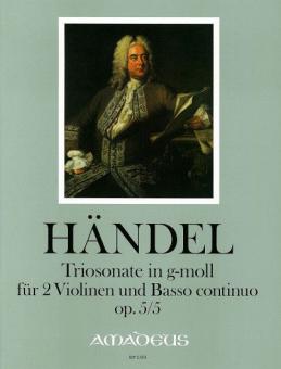 Sonate a tre en sol mineur op. 5/5 