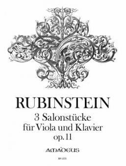 3 pièces de salon Op. 11 