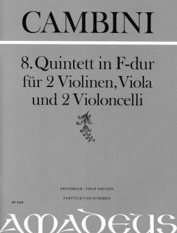 8. Quintette en fa majeur 