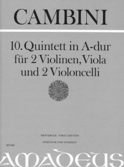 10. Quintette en la majeur 