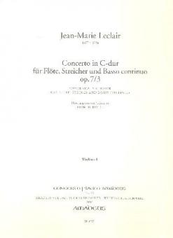 Concerto en do majeur op. 7/3 - Jeu de parties : 3/3/2/3 