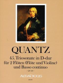 45. Triosonate in D-dur QV 2:8 
