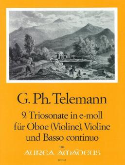 9. Triosonate in e-moll TWV 42:e5 