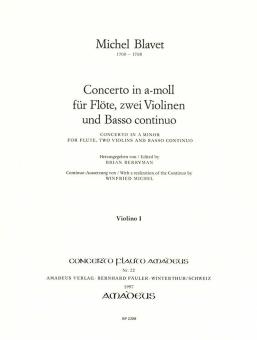 Concerto en la mineur - Jeu de parties : 3/3/3 