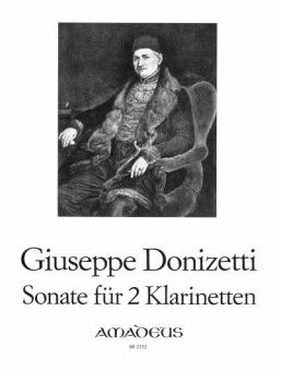 Sonate en do majeur pour deux clarinettes 