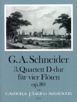 Quatuor III en ré majeur op. 80 