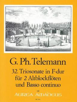 32. Triosonate in F-dur TWV 42:F7 