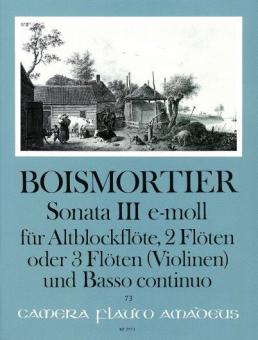 Sonate III op.34 en mi mineur 