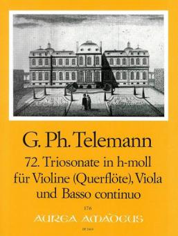 72. Triosonate in h-moll 