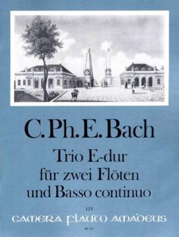 Trio en mi majeur - Wq 162 
