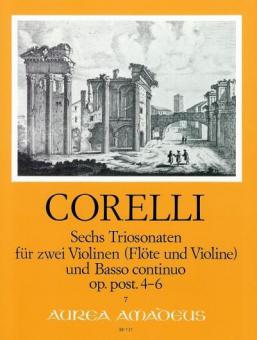 6 sonates op. post Vol. II : 4-6 