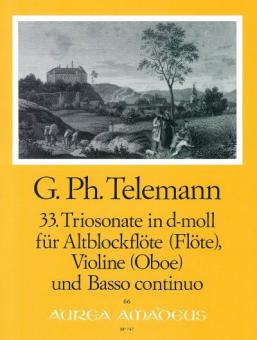 33. Triosonate in d-moll 