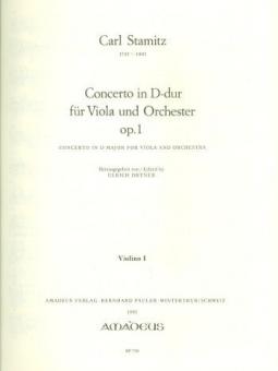 Concerto en ré majeur op. 1 - Jeu de parties : 4/4/3/4 + Harmonie 