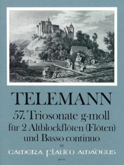 57. Triosonate in g-moll 