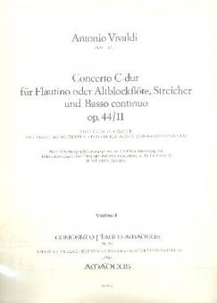 Concerto en do majeur op. 44/11- RV 443 - Jeu de parties:3/3/2/3 
