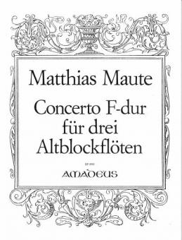 Concerto en fa majeur 