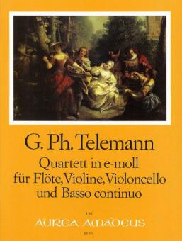 Quartett e-moll TWV 43:e2 