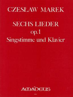 Six chansons op. 1 (1911) 