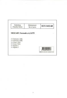 Serenade Mib majeur KV 375 Standard