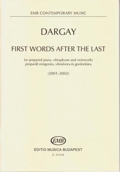 First Words After The Last 