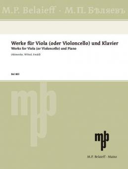 Œuvres pour alto (ou violoncelle) et piano Standard