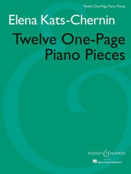 Twelve One-Page Piano Pieces 