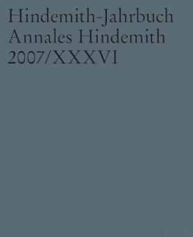 Hindemith-Jahrbuch 36 