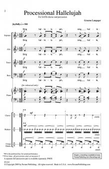 Processional Hallelujah (Percussion Parts) 