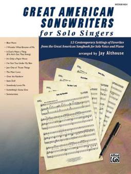Great American Songwriters for Solo Singers 