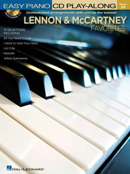 Easy Piano Play-Along Vol. 24: Lennon And McCartney Favourites 