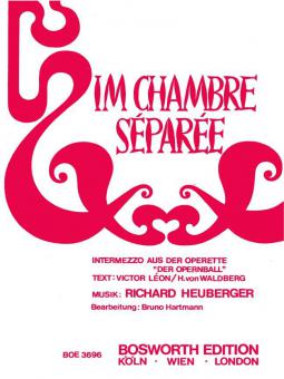 Im Chambre séparée 